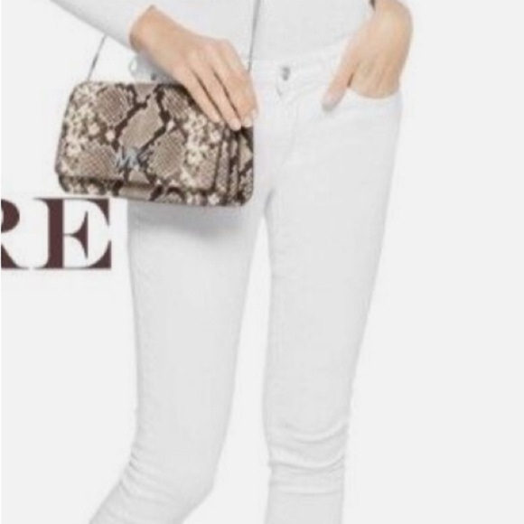 Michael Kors Snakeskin Pattern Crossbody/Clutch Bag—BEAUTIFUL!! New W/O Tags!! - Picture 3 of 16